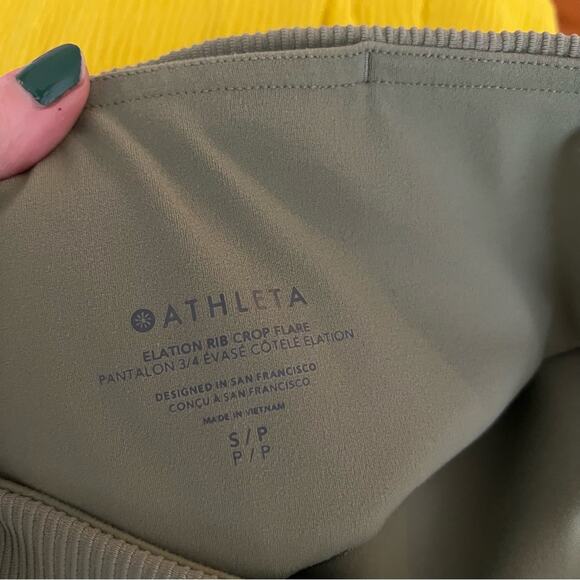Athleta Elation Rib Crop Flare Leggings - Picture 7 of 7
